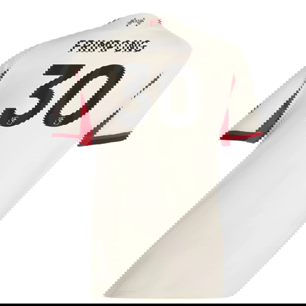 Lacné Futbalove Dresy Liverpool Dámské FRIMPONG #30 Preč Dres 2025-2026