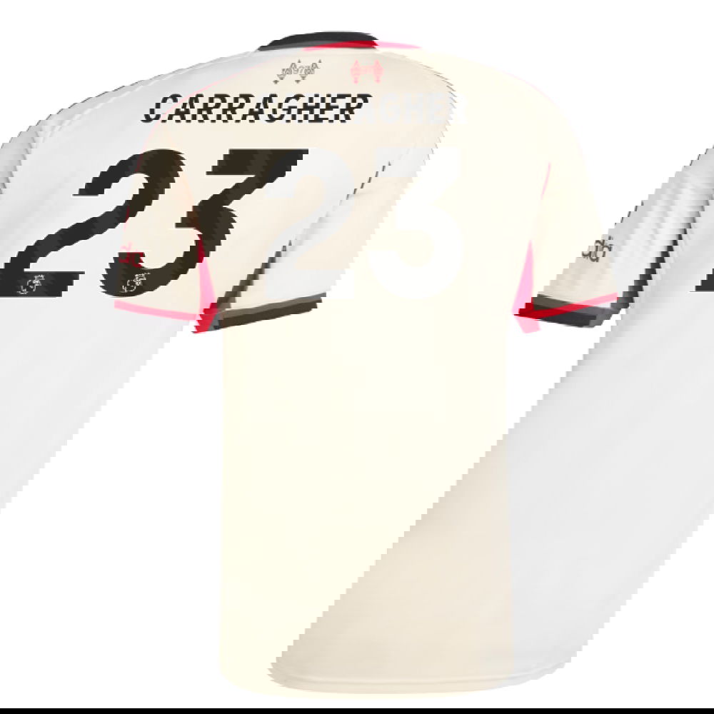 Lacné Futbalove Dresy Liverpool CARRAGHER #23 Preč Dres 2025-2026
