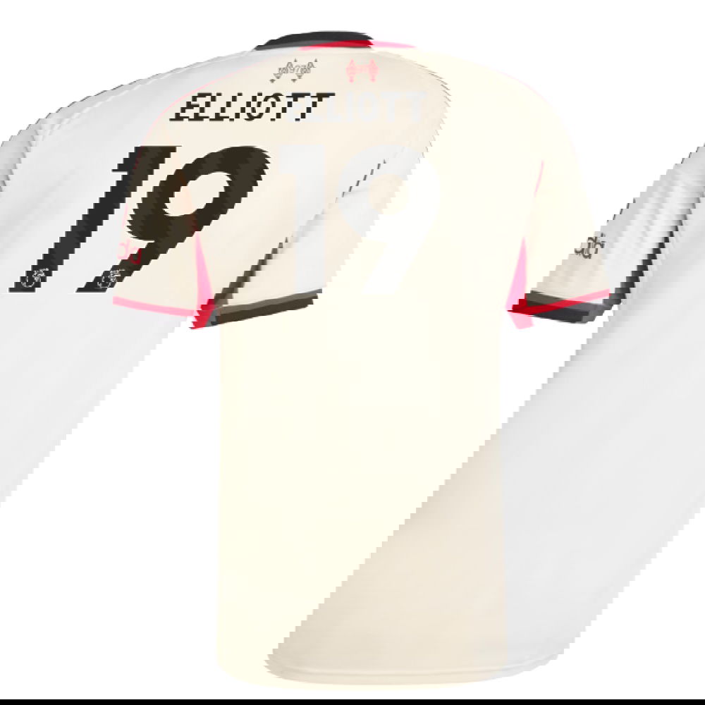 Lacné Futbalove Dresy Liverpool ELLIOTT #19 Preč Dres 2025-2026