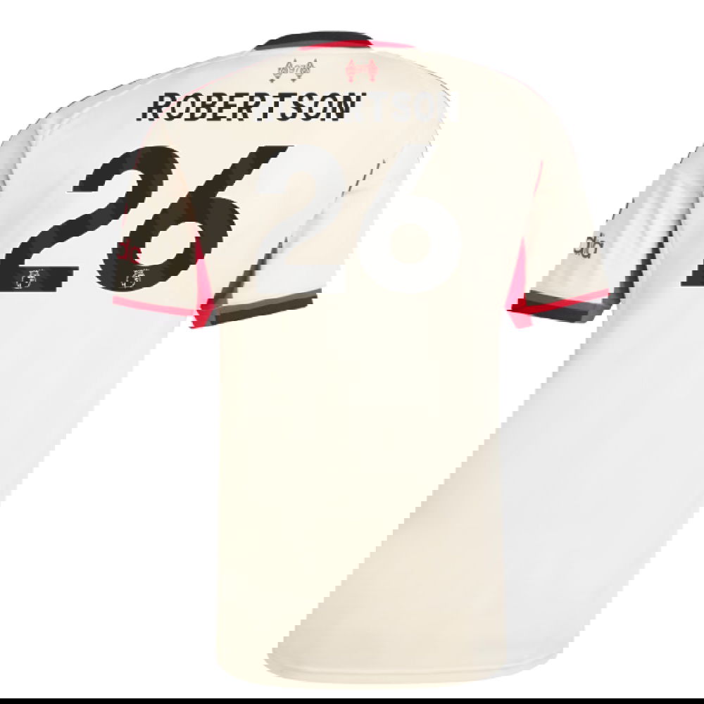 Lacné Futbalove Dresy Liverpool ROBERTSON #26 Preč Dres 2025-2026