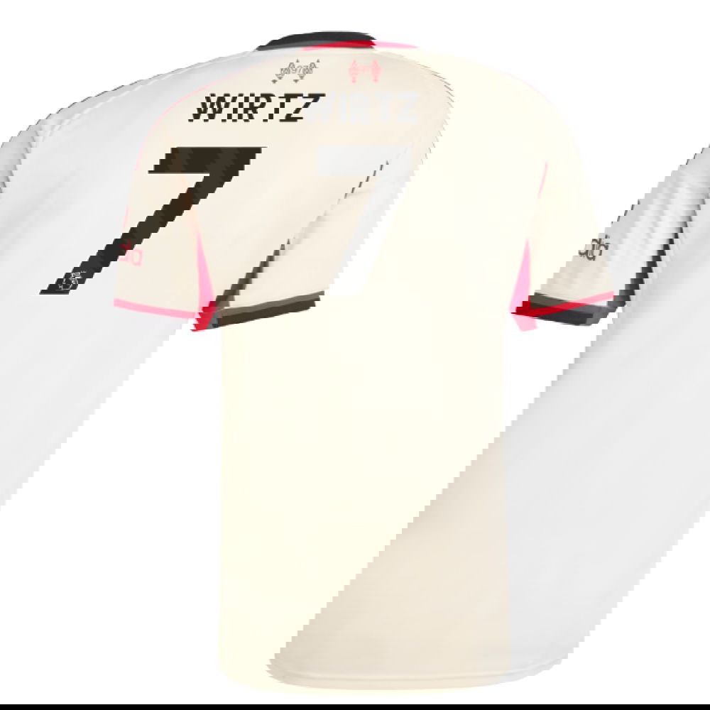 Lacné Futbalove Dresy Liverpool WIRTZ #7 Preč Dres 2025-2026
