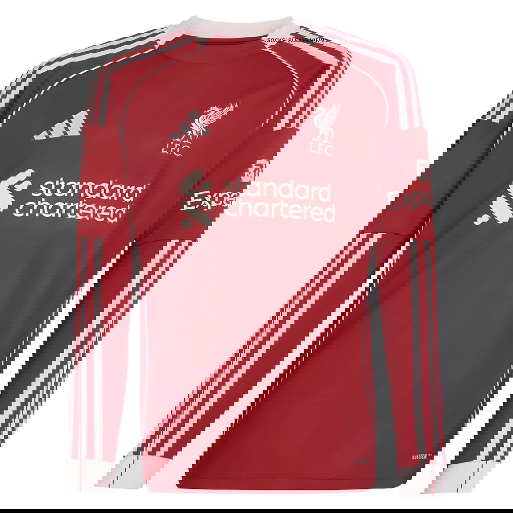 Lacné Futbalove Dresy Liverpool Dlhý Rukáv Domáci Dres 2025-2026