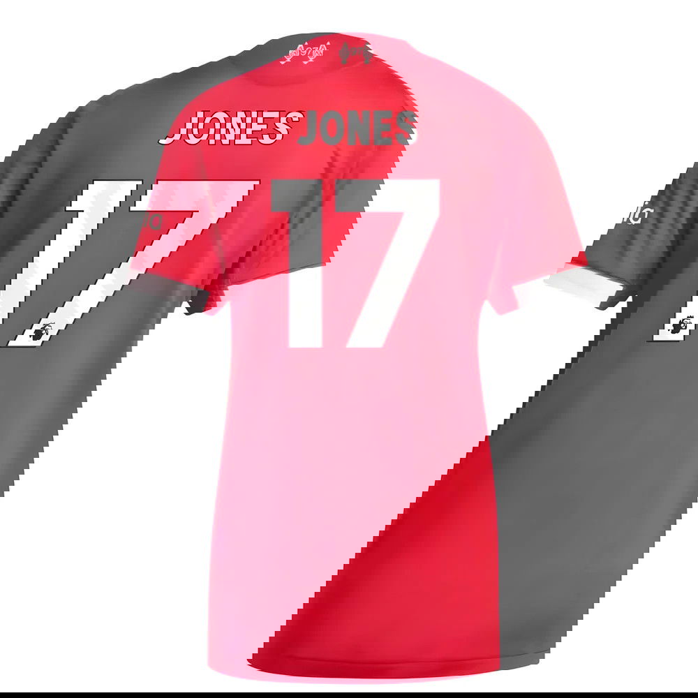 Lacné Futbalove Dresy Liverpool Dámské JONES #17 Domáci Dres 2025-2026