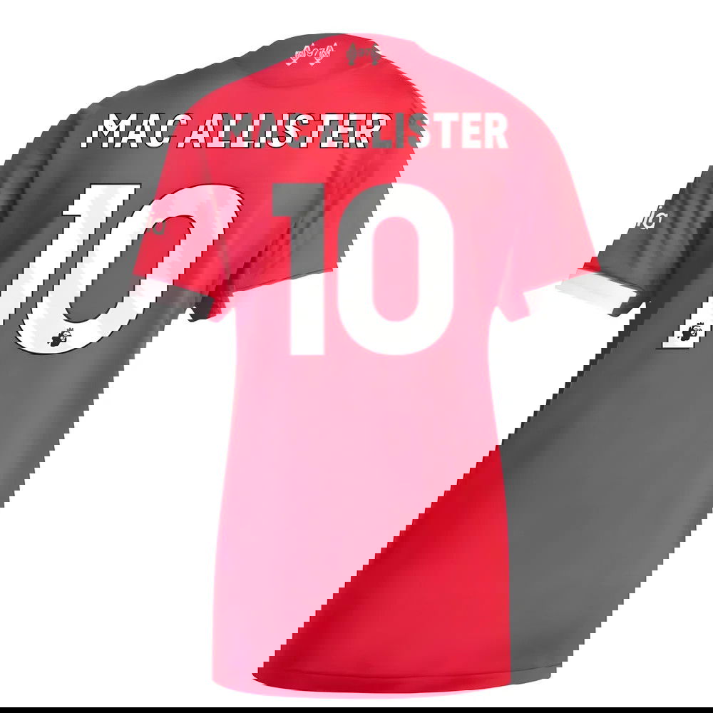 Lacné Futbalove Dresy Liverpool Dámské MAC ALLISTER #10 Domáci Dres 2025-2026