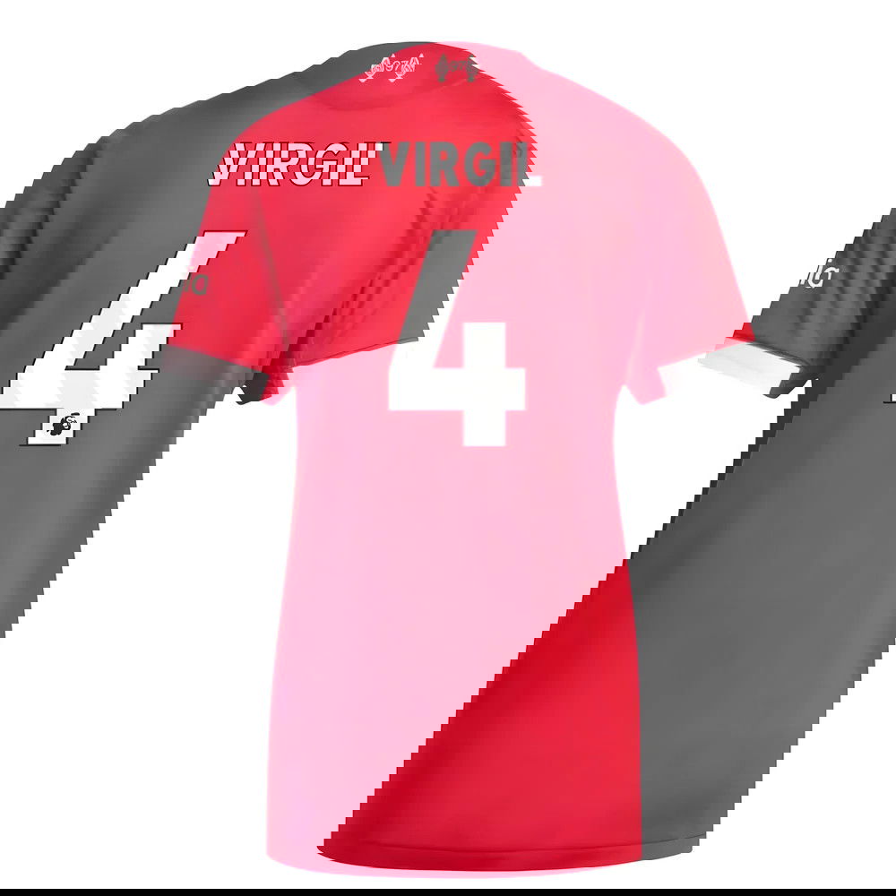 Lacné Futbalove Dresy Liverpool Dámské VIRGIL #4 Domáci Dres 2025-2026