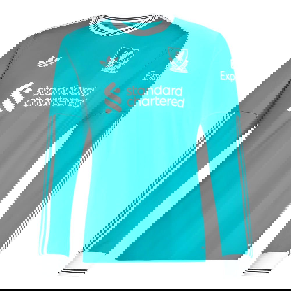 Lacné Futbalove Dresy Liverpool Dlhý Rukáv Tretina Dres 2025-2026