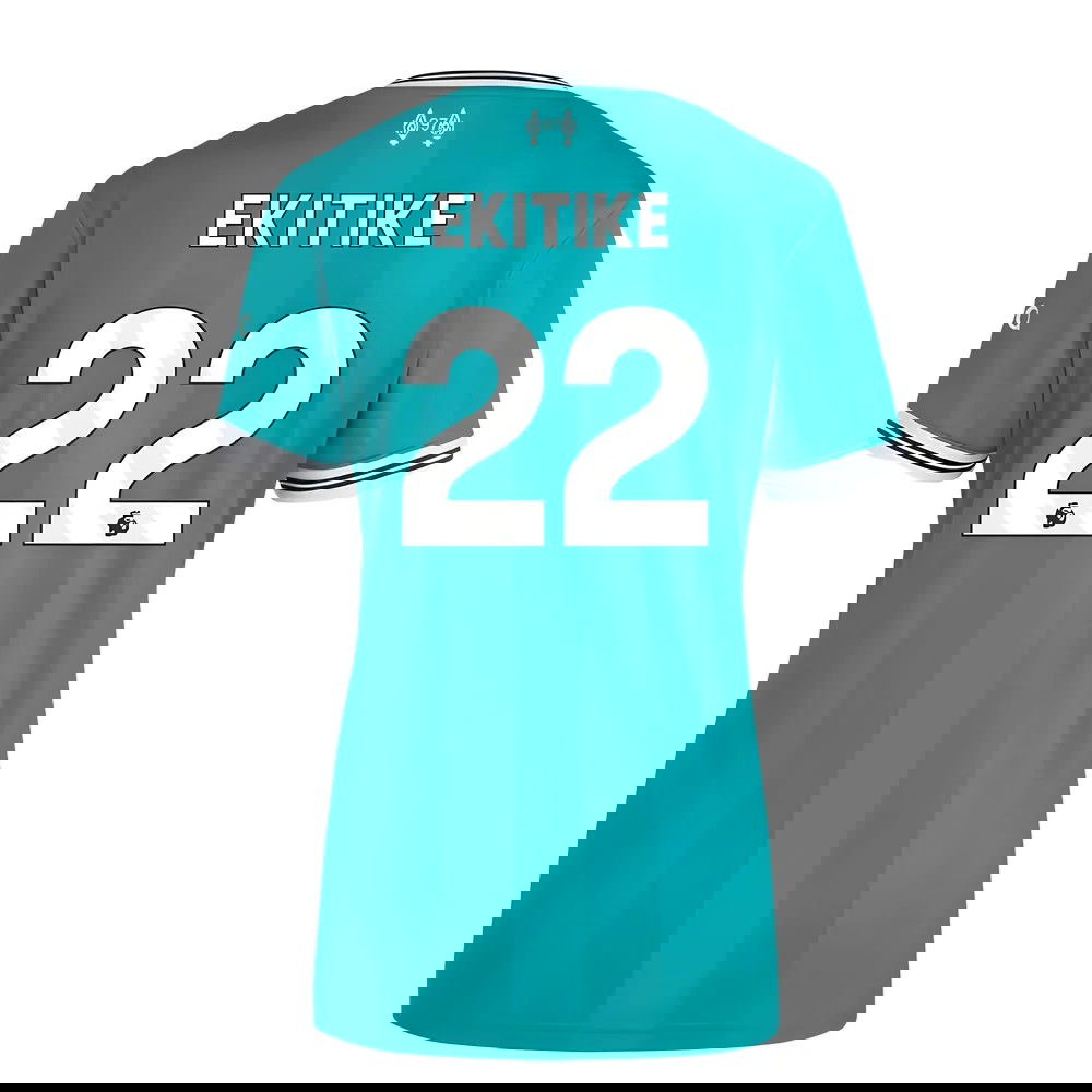 Lacné Futbalove Dresy Liverpool Dámské EKITIKE #22 Tretina Dres 2025-2026