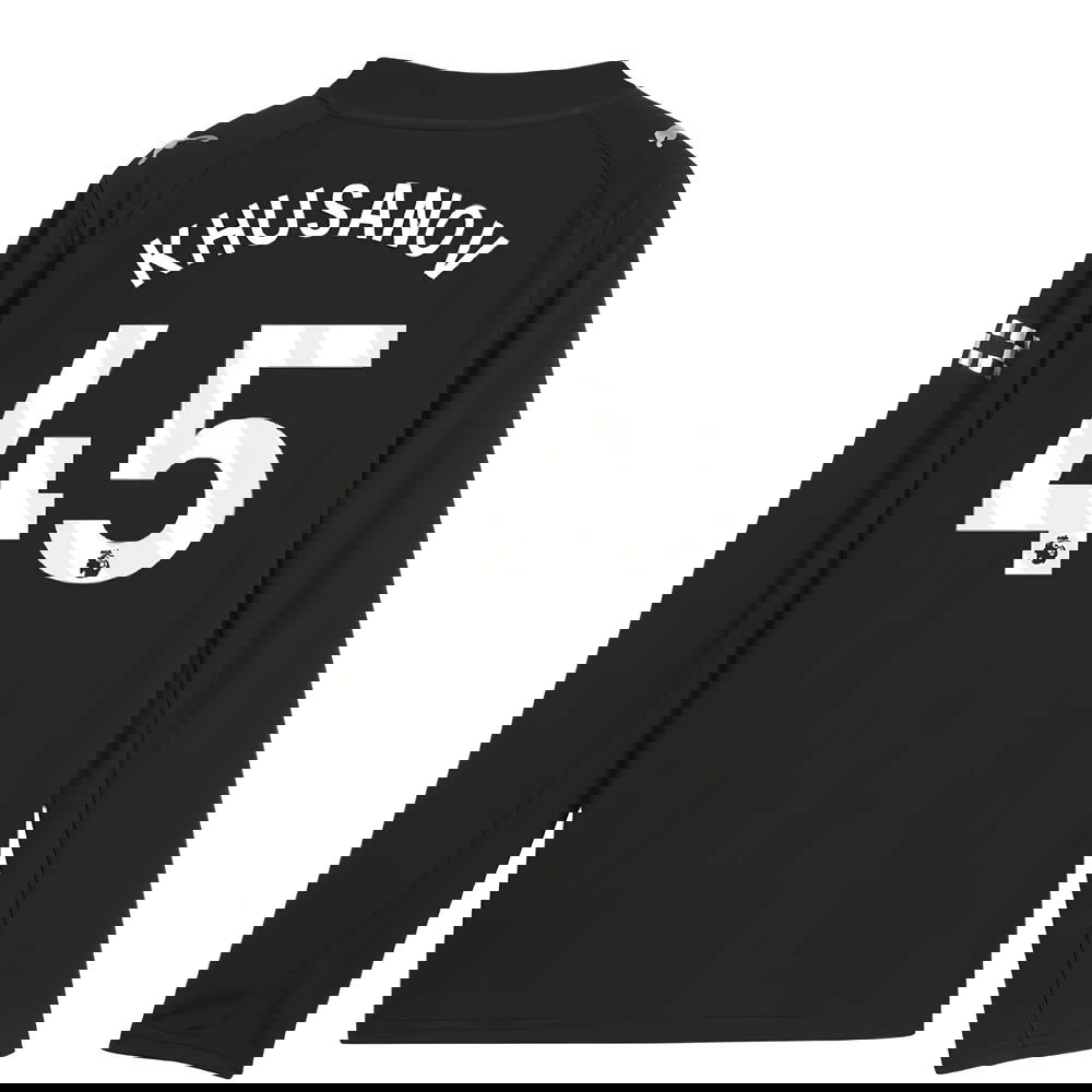 Lacné Futbalove Dresy Manchester City Dlhý Rukáv KHUSANOV #45 Preč Dres 2025-2026