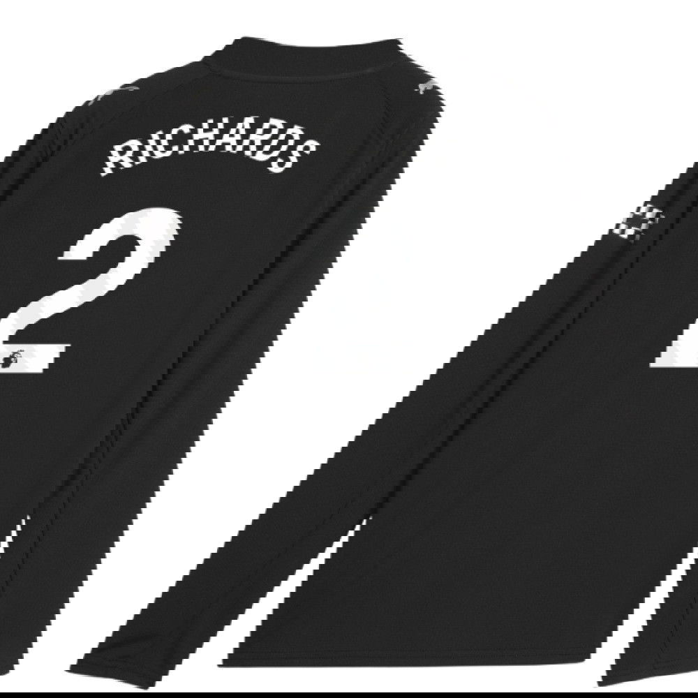Lacné Futbalove Dresy Manchester City Dlhý Rukáv RICHARDS #2 Preč Dres 2025-2026