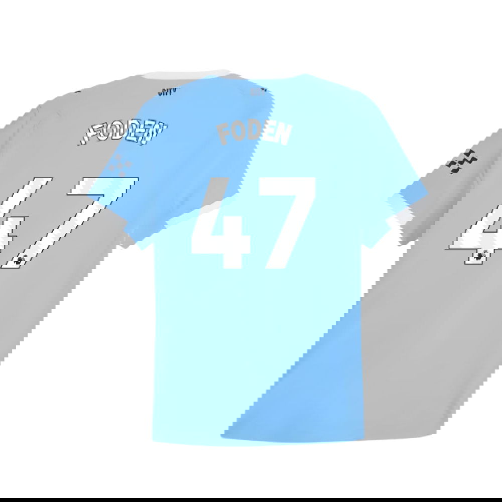 Lacné Futbalove Dresy Manchester City FODEN #47 Domáci Dres 2025-2026