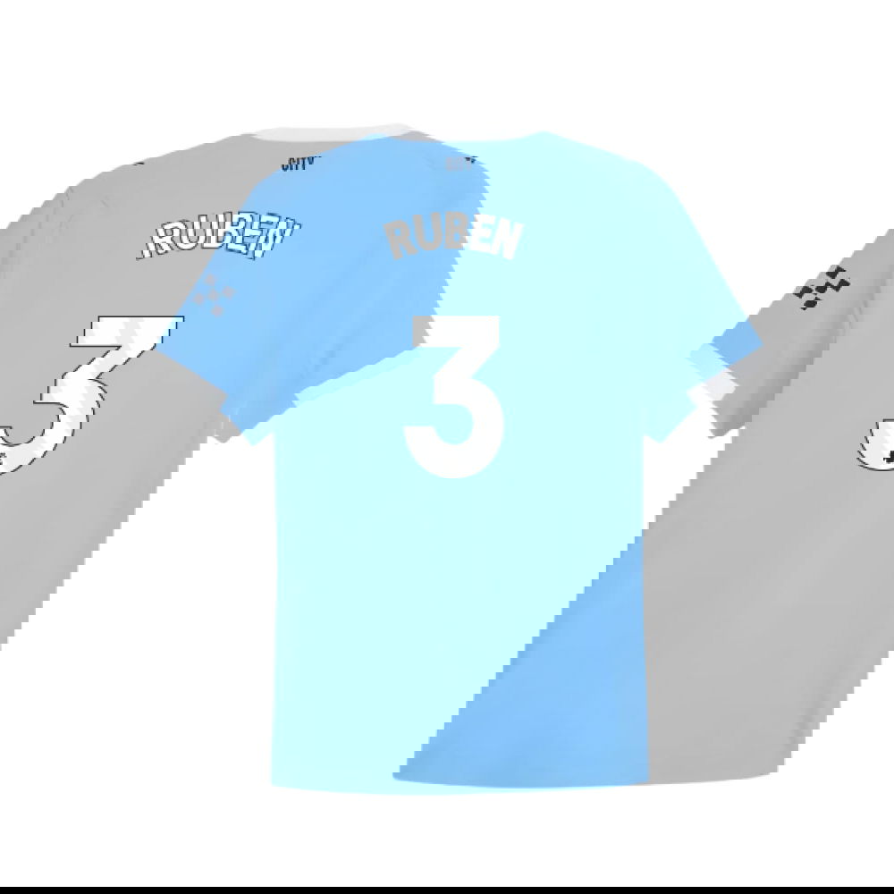 Lacné Futbalove Dresy Manchester City RUBEN #3 Domáci Dres 2025-2026