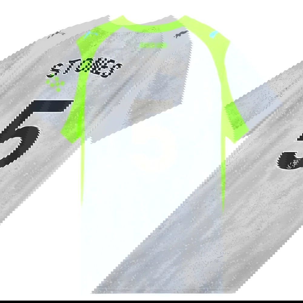 Lacné Futbalove Dresy Manchester City STONES #5 Tretina Dres 2025-2026