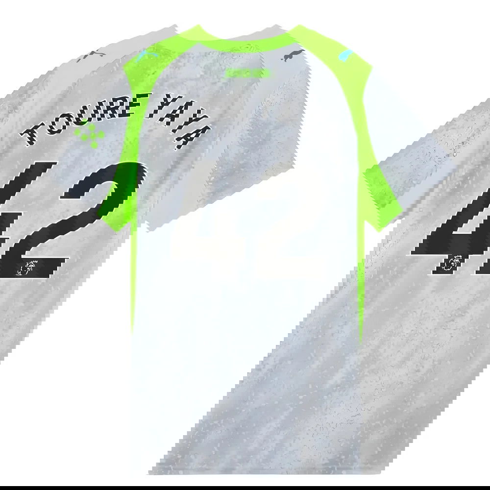 Lacné Futbalove Dresy Manchester City TOURE YAYA #42 Tretina Dres 2025-2026