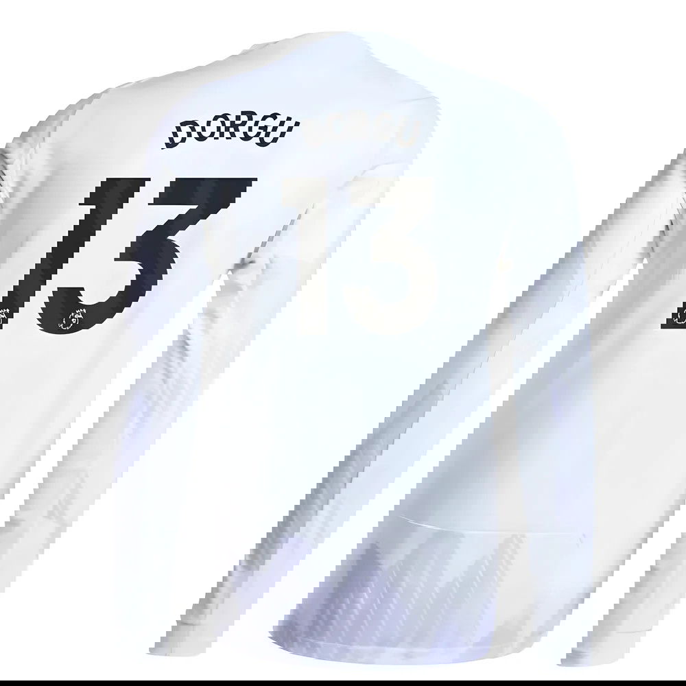 Lacné Futbalove Dresy Manchester United Dlhý Rukáv DORGU #13 Preč Dres 2025-2026