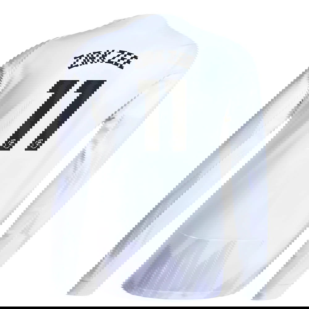 Lacné Futbalove Dresy Manchester United Dlhý Rukáv ZIRKZEE #11 Preč Dres 2025-2026