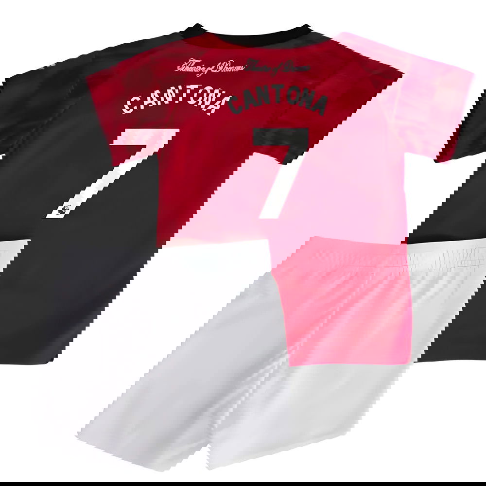 Lacné Futbalove Dresy Manchester United Detské CANTONA #7 Domáci Dres 2025-2026