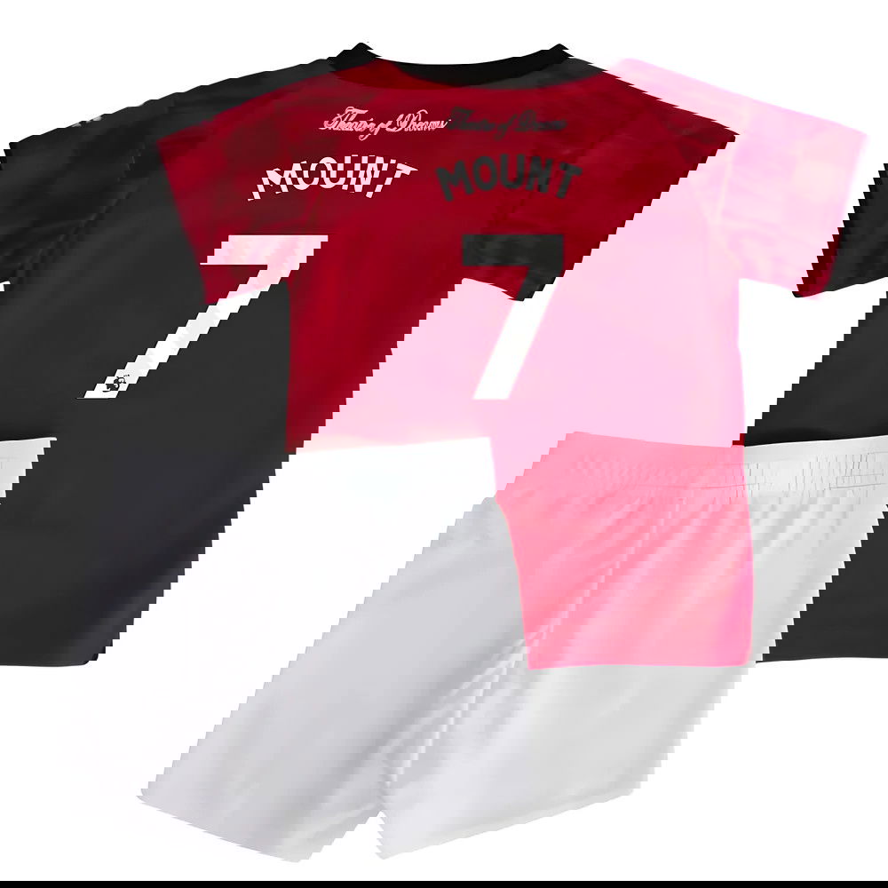 Lacné Futbalove Dresy Manchester United Detské MOUNT #7 Domáci Dres 2025-2026