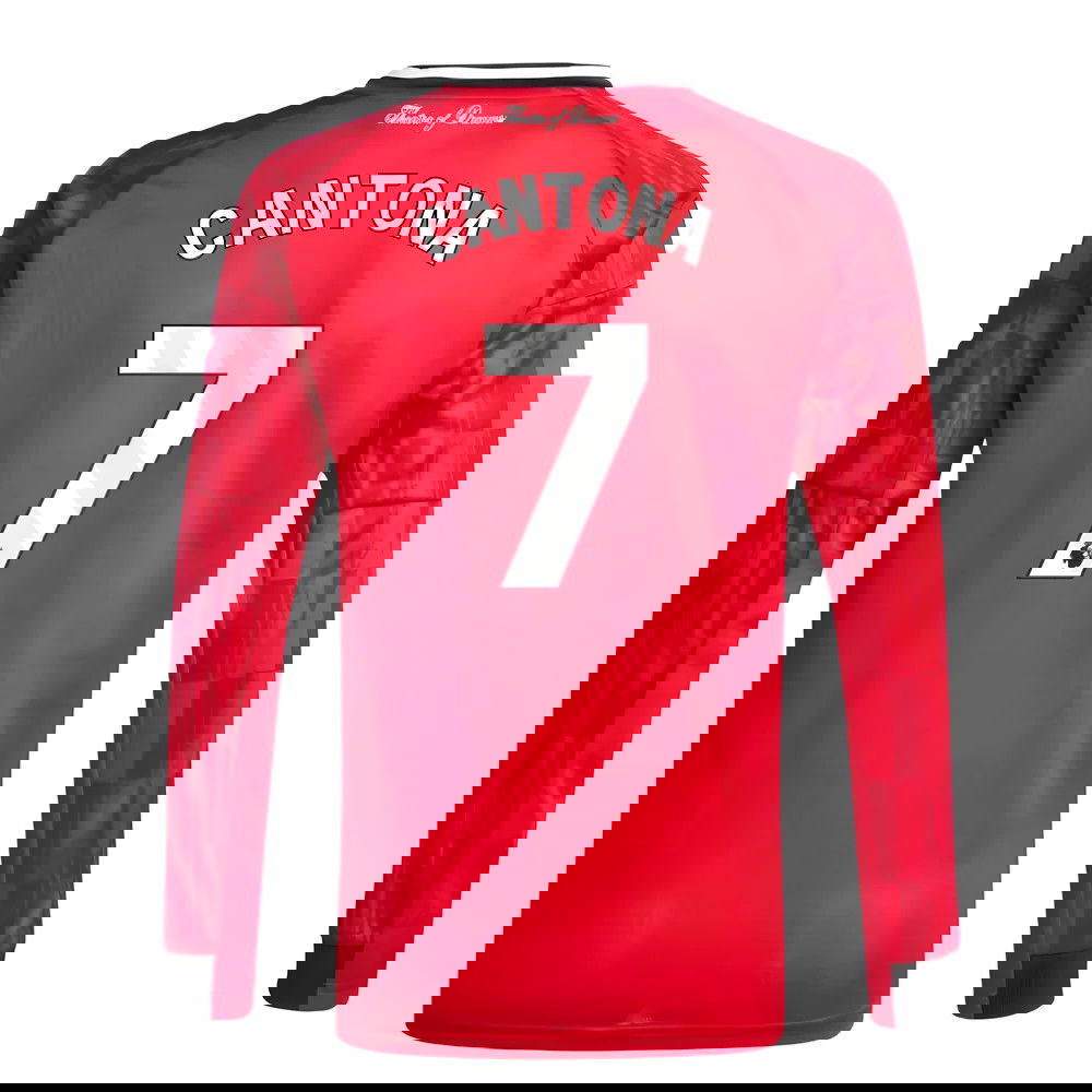 Lacné Futbalove Dresy Manchester United Dlhý Rukáv CANTONA #7 Domáci Dres 2025-2026