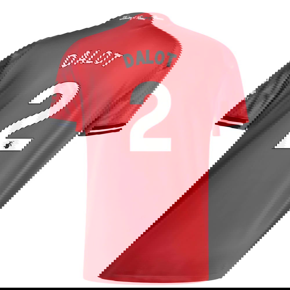 Lacné Futbalove Dresy Manchester United DALOT #2 Domáci Dres 2025-2026