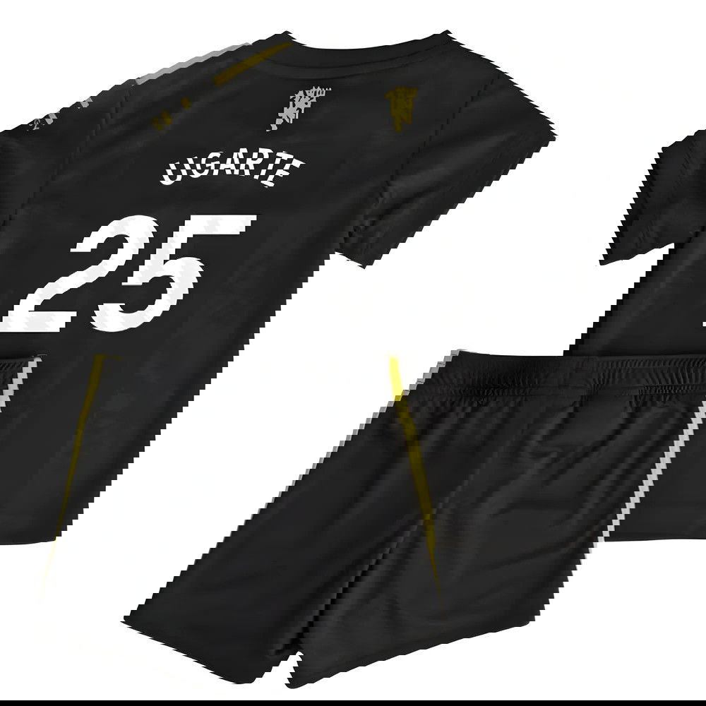 Lacné Futbalove Dresy Manchester United Detské UGARTE #25 Tretina Dres 2025-2026