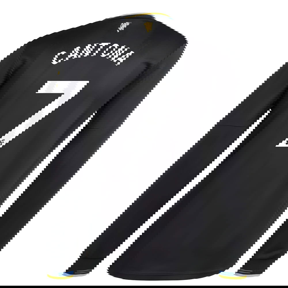 Lacné Futbalove Dresy Manchester United Dlhý Rukáv CANTONA #7 Tretina Dres 2025-2026