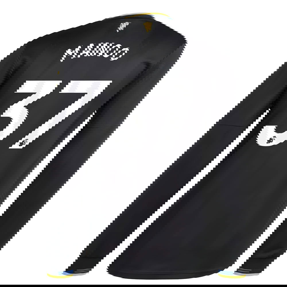 Lacné Futbalove Dresy Manchester United Dlhý Rukáv MAINOO #37 Tretina Dres 2025-2026