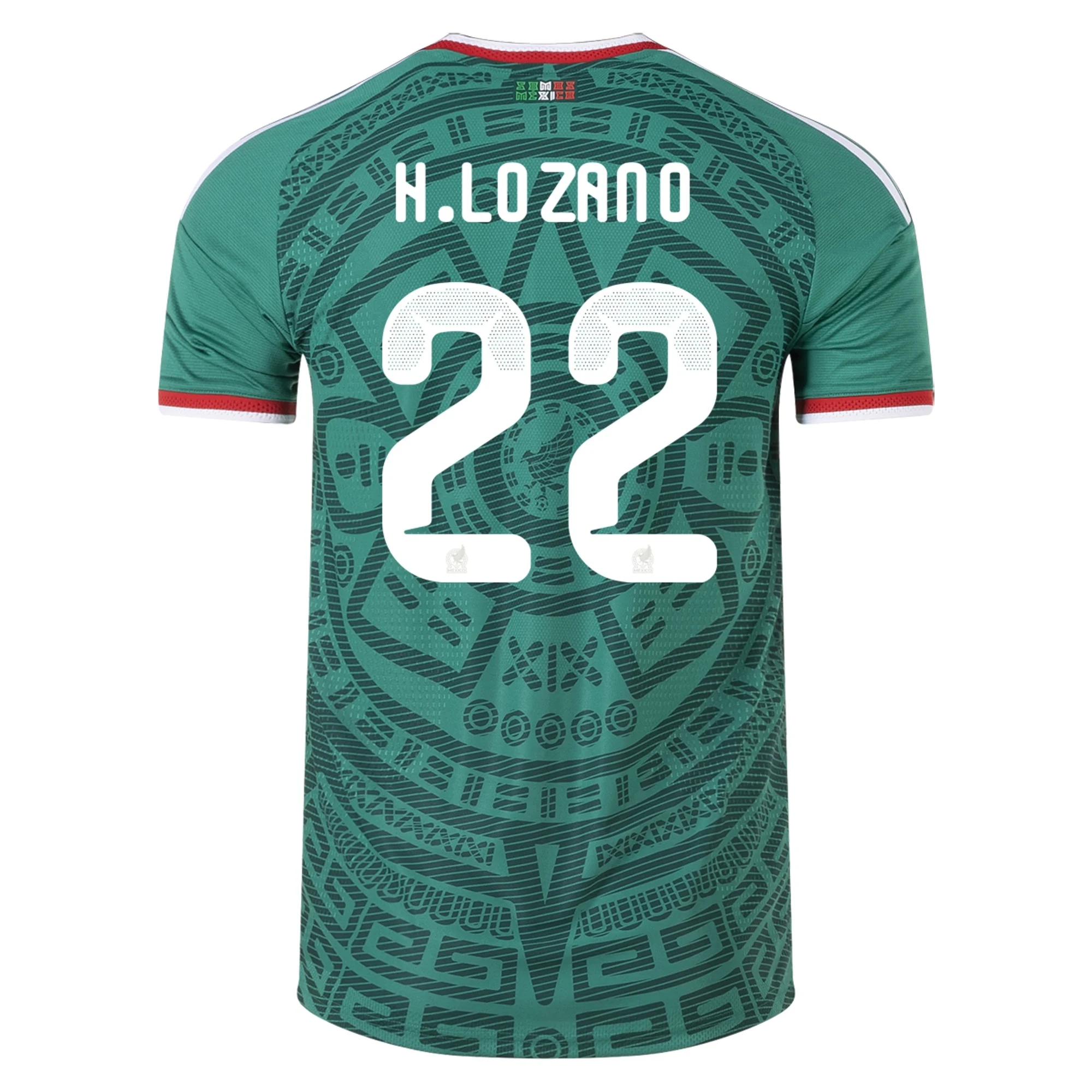 Lacné Futbalove Dresy Mexiko HIRVING LOZANO #22 Domáci Dres Majstrovstvá sveta 2026