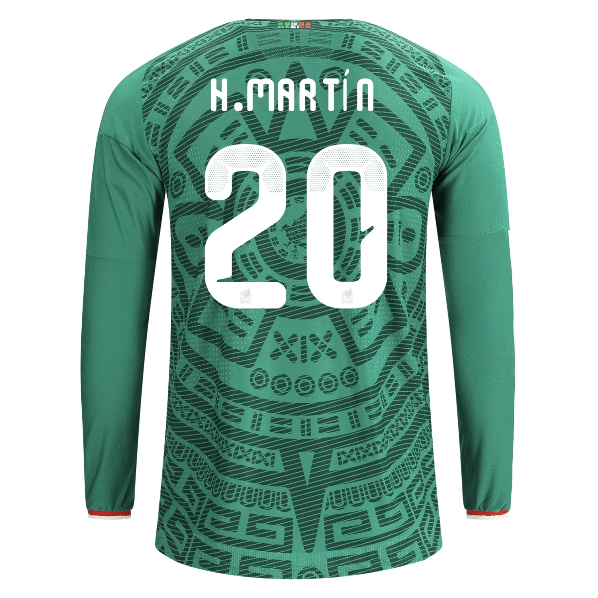 Lacné Futbalove Dresy Mexiko Dlhý Rukáv HENRY MARTIN #20 Domáci Dres Majstrovstvá sveta 2026