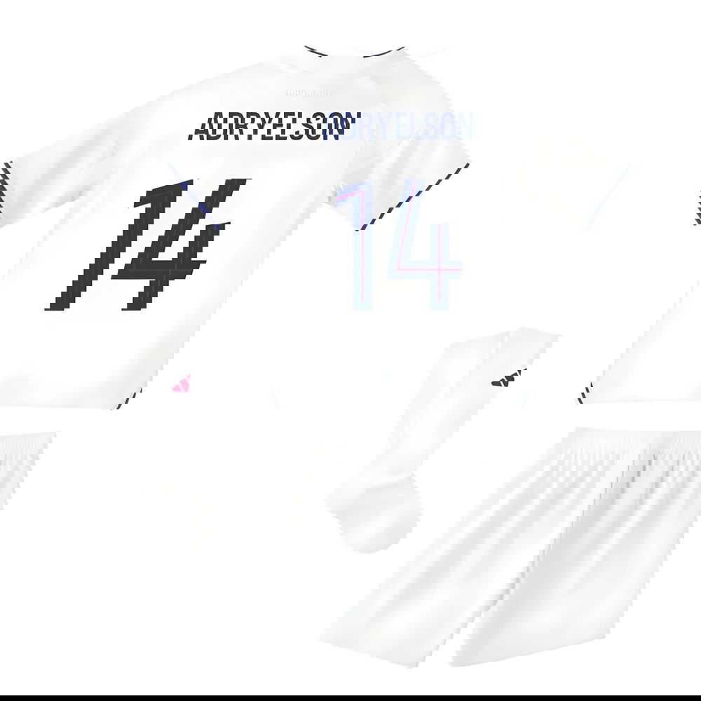 Lacné Futbalove Dresy Olympique Lyonnais Detské ADRYELSON #14 Domáci Dres 2025-2026