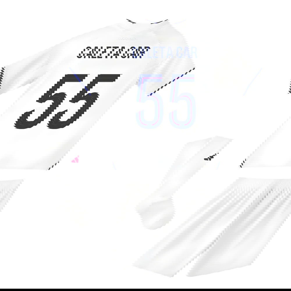 Lacné Futbalove Dresy Olympique Lyonnais Detské CALETA CAR #55 Domáci Dres 2025-2026