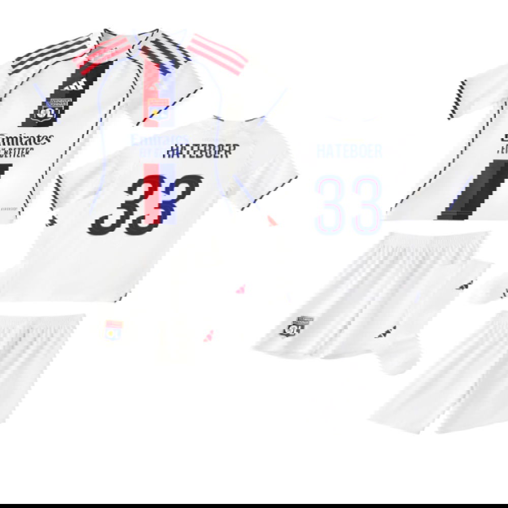 Lacné Futbalove Dresy Olympique Lyonnais Detské HATEBOER #33 Domáci Dres 2025-2026