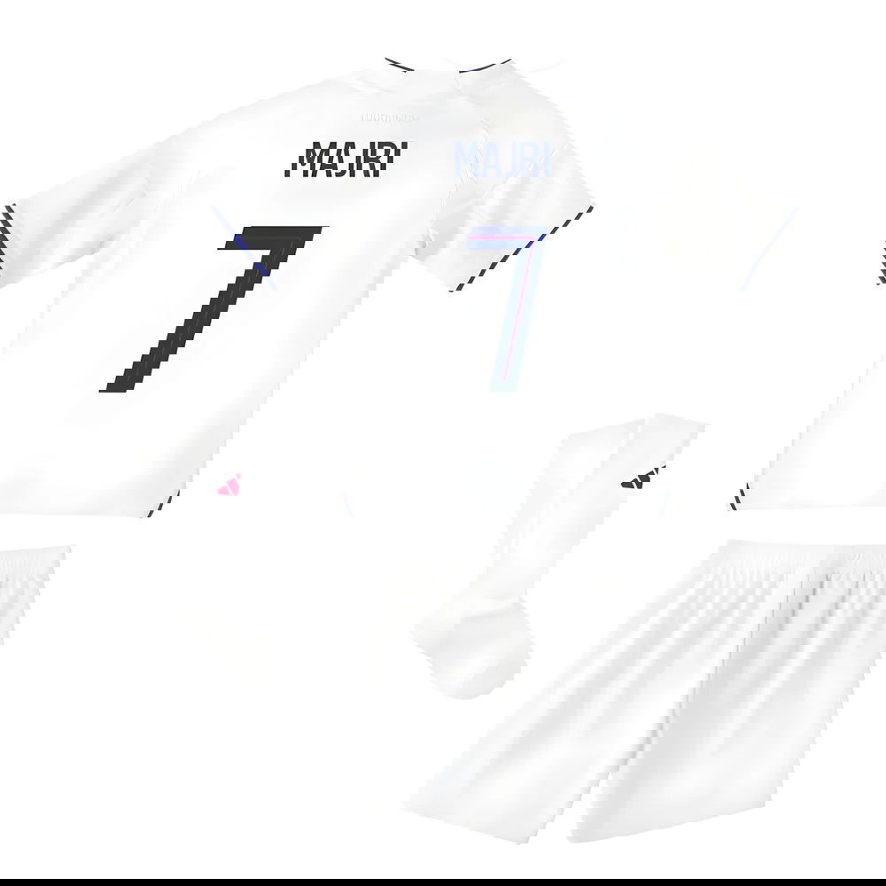 Lacné Futbalove Dresy Olympique Lyonnais Detské MAJRI #7 Domáci Dres 2025-2026