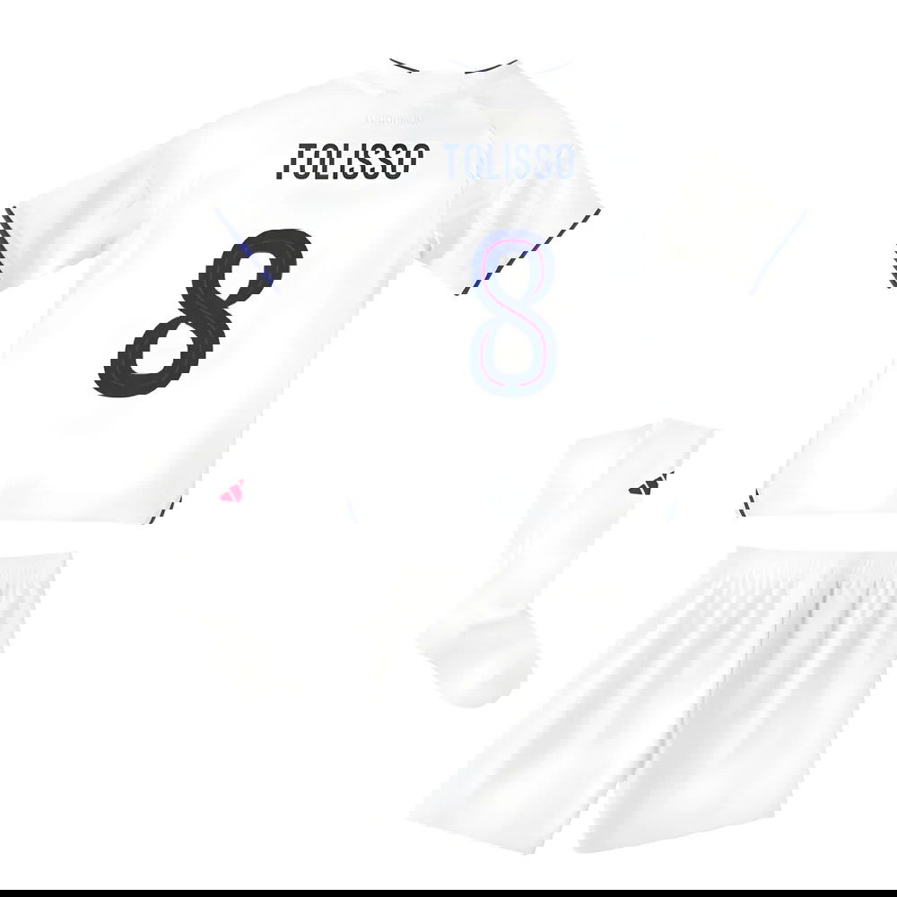 Lacné Futbalove Dresy Olympique Lyonnais Detské TOLISSO #8 Domáci Dres 2025-2026