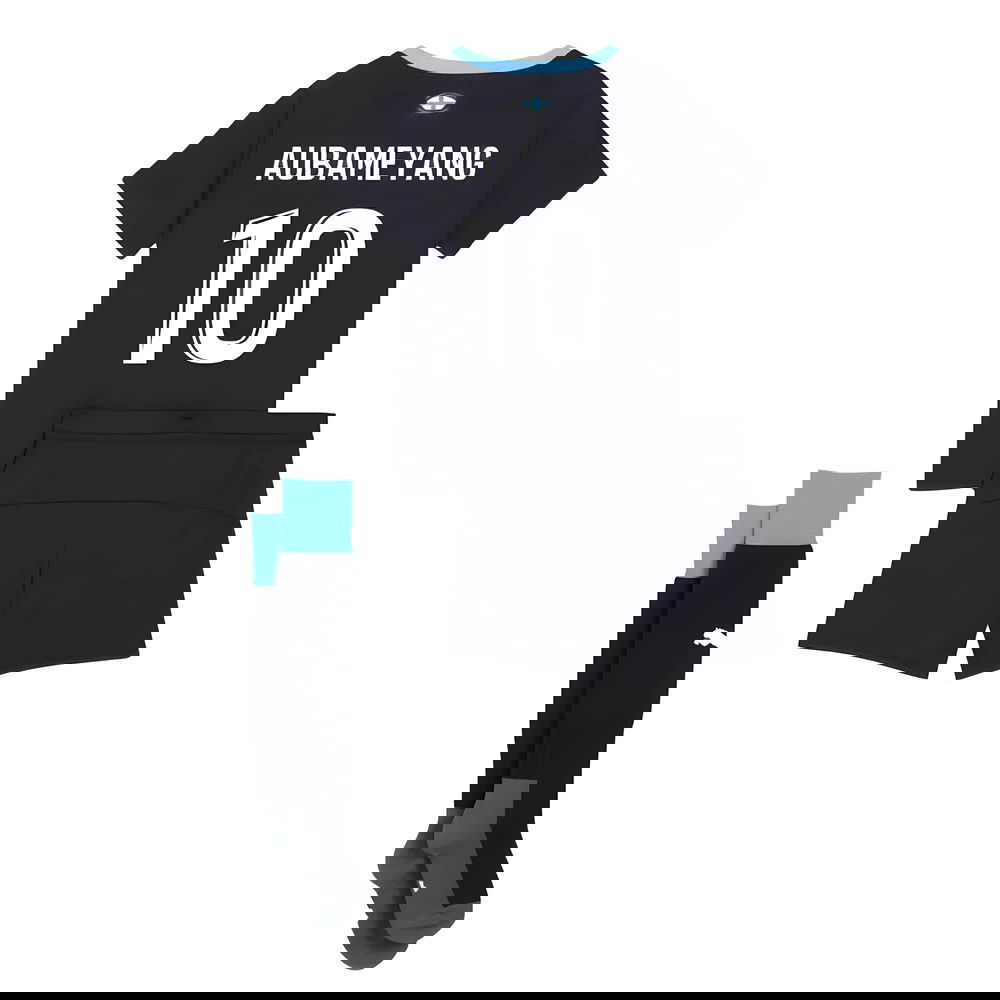 Lacné Futbalove Dresy Olympique De Marseille Detské AUBAMEYANG #10 Preč Dres 2025-2026