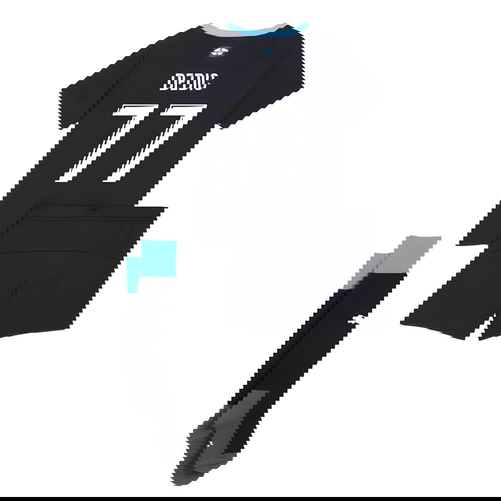 Lacné Futbalove Dresy Olympique De Marseille Detské DEDIC #77 Preč Dres 2025-2026