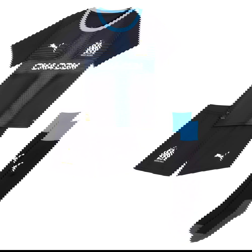 Lacné Futbalove Dresy Olympique De Marseille Detské Preč Dres 2025-2026