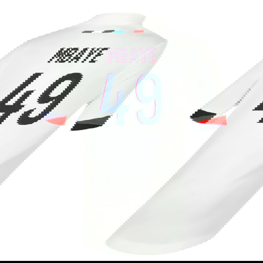 Lacné Futbalove Dresy Paris Saint Germain PSG MBAYE #49 Preč Dres 2025-2026