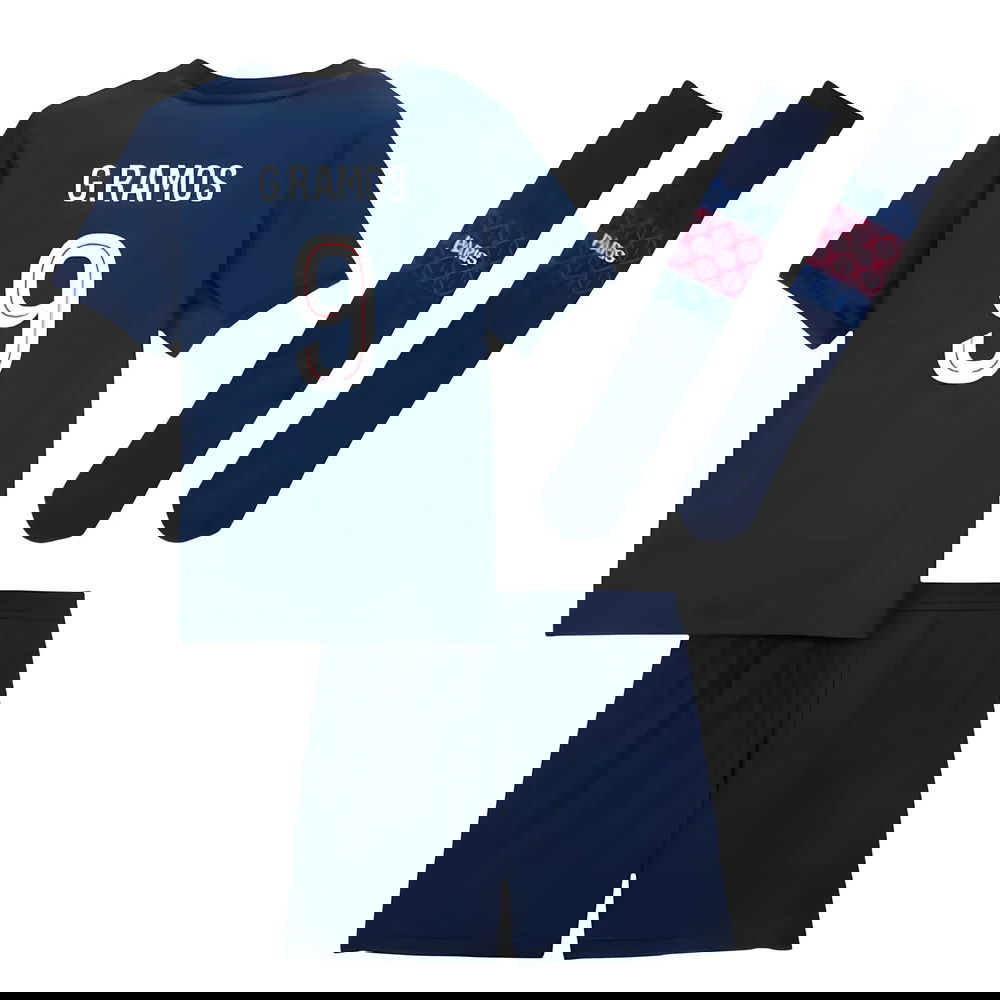 Lacné Futbalove Dresy Paris Saint Germain PSG Detské GRAMOS #9 Domáci Dres 2025-2026
