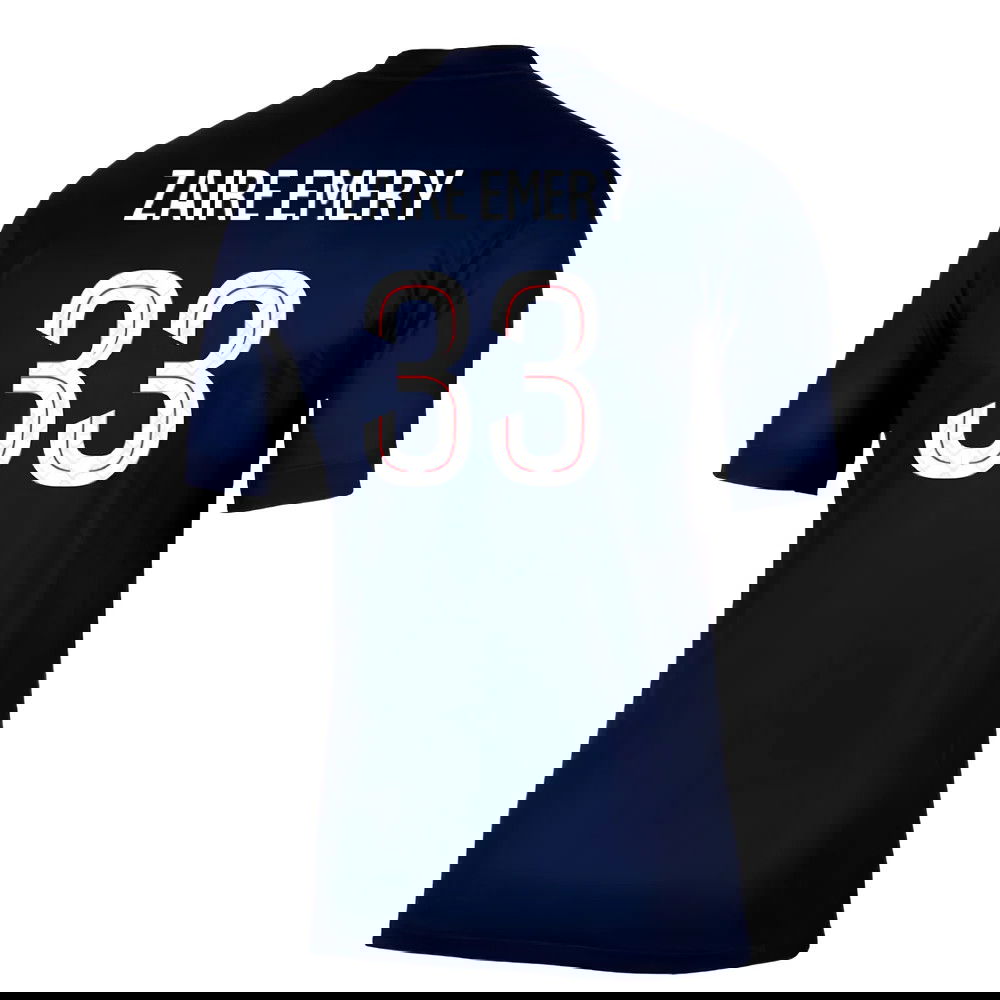 Lacné Futbalove Dresy Paris Saint Germain PSG ZAIRE EMERY #33 Domáci Dres 2025-2026