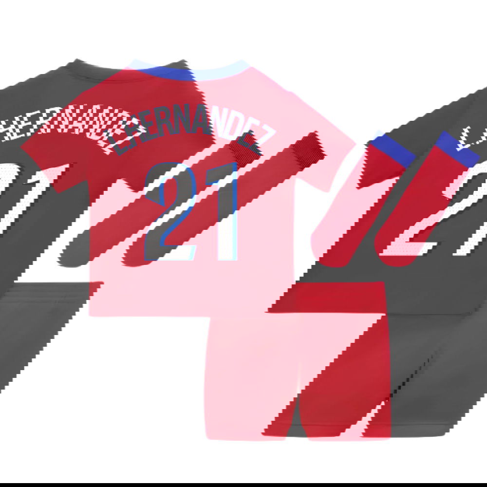 Lacné Futbalove Dresy Paris Saint Germain PSG Detské LHERNANDEZ #21 Tretina Dres 2025-2026