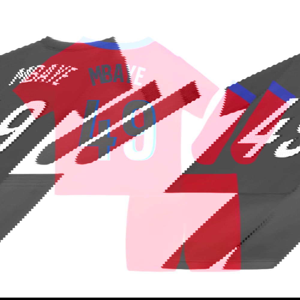 Lacné Futbalove Dresy Paris Saint Germain PSG Detské MBAYE #49 Tretina Dres 2025-2026