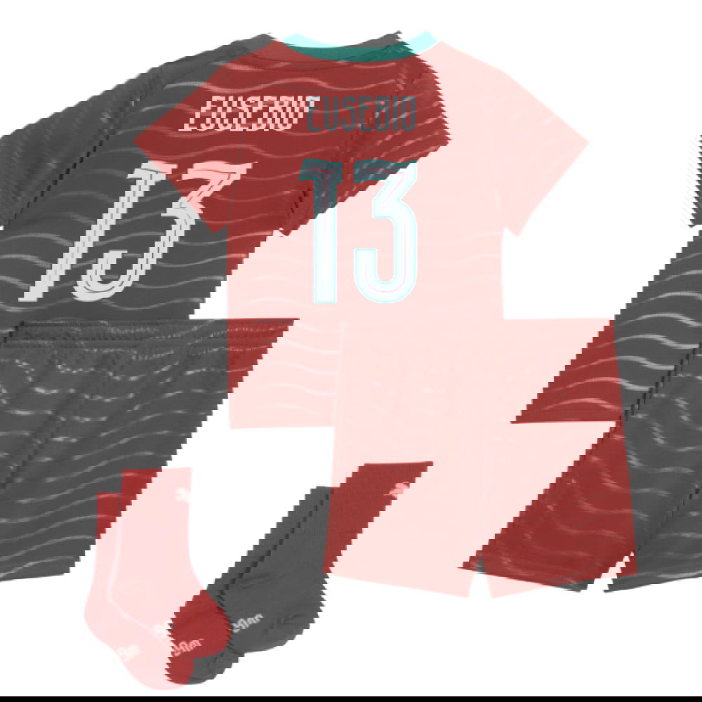 Lacné Futbalove Dresy Portugalsko Detské EUSEBIO #13 Domáci Dres Majstrovstvá sveta 2026