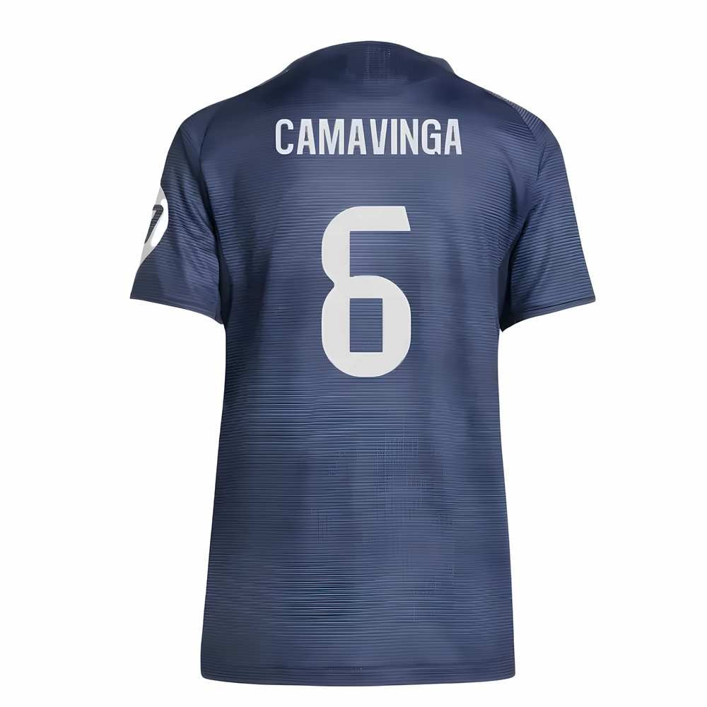 Lacné Futbalove Dresy FC Real Madrid Dámské CAMAVINGA #6 Preč Dres 2025-2026