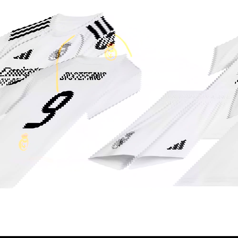 Lacné Futbalove Dresy FC Real Madrid Detské DI STEFANO #9 Domáci Dres 2025-2026