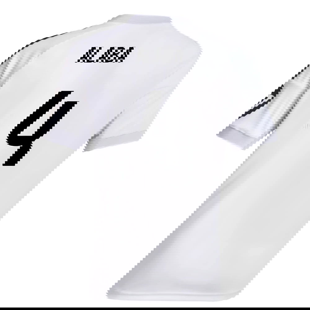 Lacné Futbalove Dresy FC Real Madrid ALABA #4 Domáci Dres 2025-2026