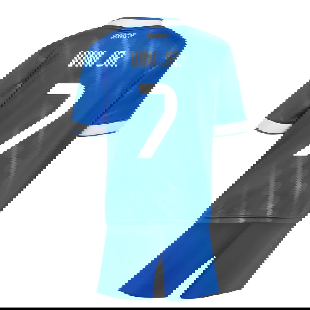 Lacné Futbalove Dresy FC Real Madrid Detské VINI JR #7 Tretina Dres 2025-2026