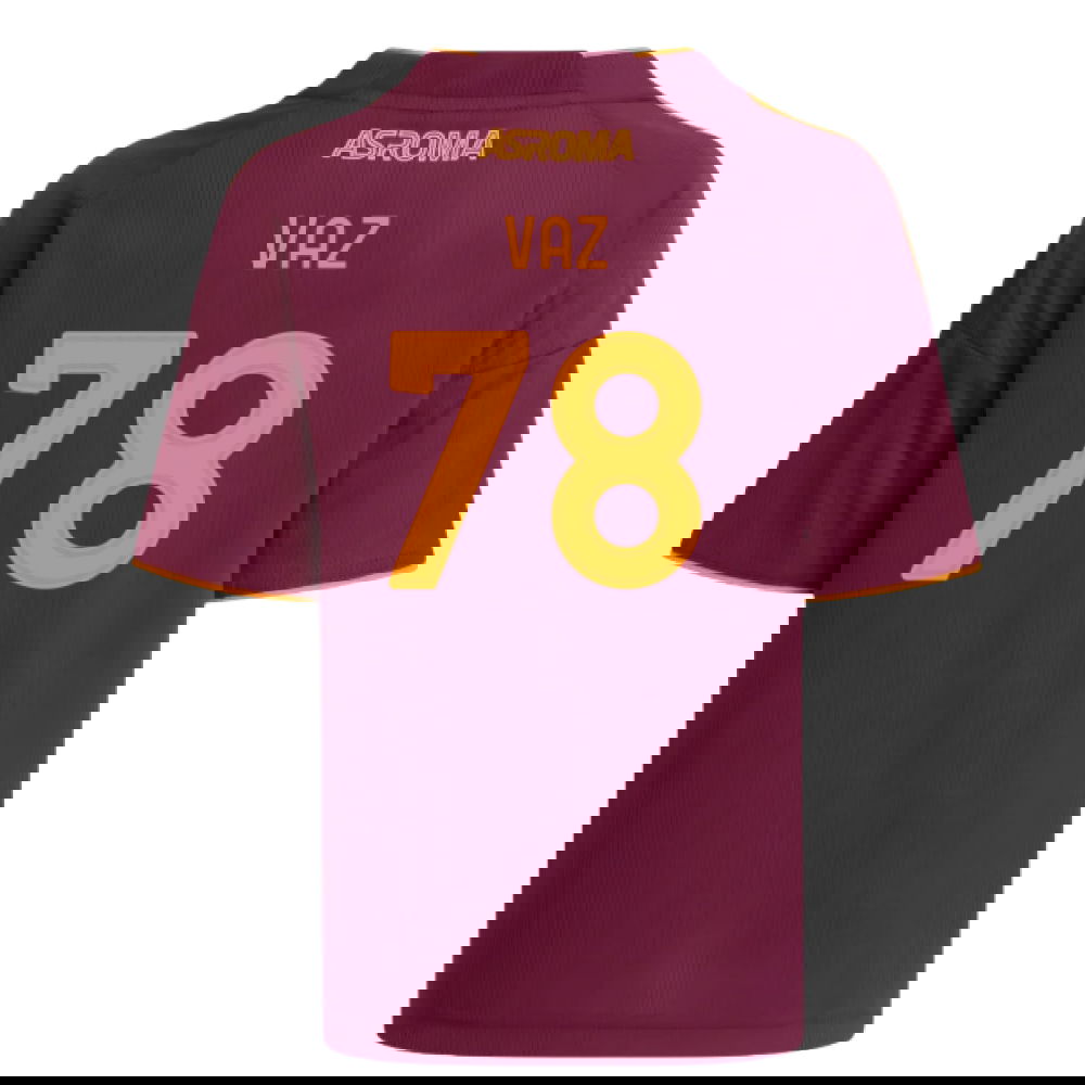 Lacné Futbalove Dresy AS Roma KIDS VAZ #78 Domáci Dres 2025-2026