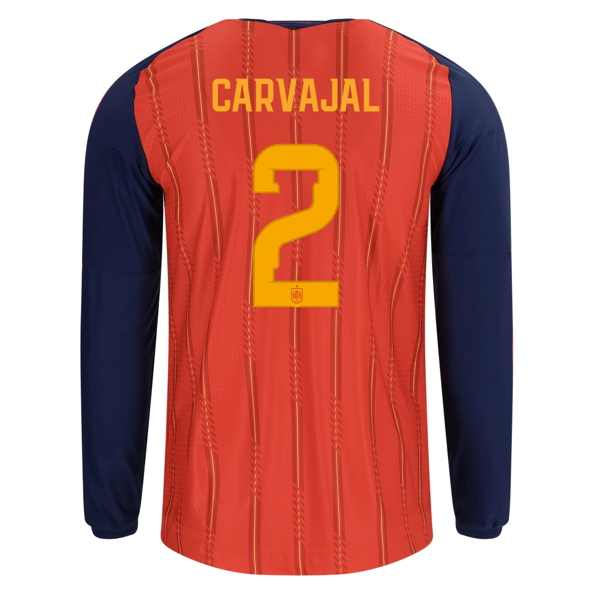 Lacné Futbalove Dresy španielsko Dlhý Rukáv DANI CARVAJAL #2 Domáci Dres Majstrovstvá sveta 2026