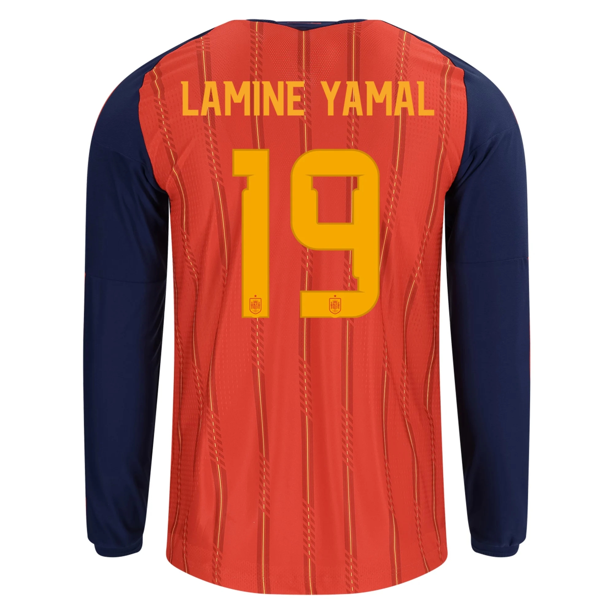 Lacné Futbalove Dresy španielsko Dlhý Rukáv LAMINE YAMAL #19 Domáci Dres Majstrovstvá sveta 2026