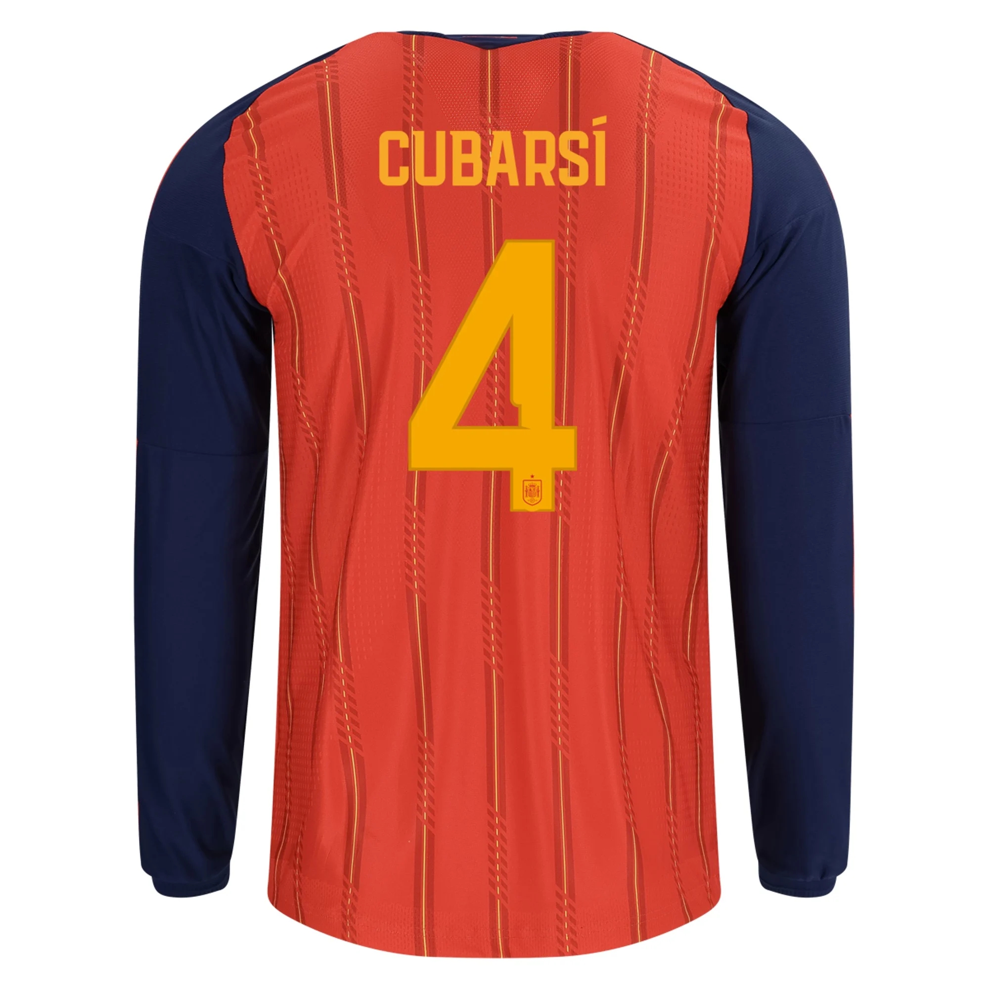 Lacné Futbalove Dresy španielsko Dlhý Rukáv PAU CUBARSI #4 Domáci Dres Majstrovstvá sveta 2026